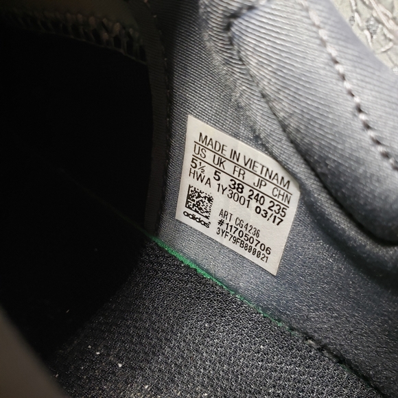 Adidas Alphabounce Reflective HPC AMS Sneakers Shoes Grey White Gym Active - Picture 11 of 13